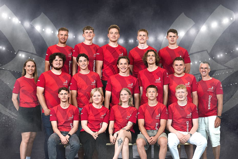 I dag rejser Skillslandsholdet til Kina for at kæmpe for medaljer til Danmark